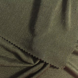 Viscose Polyester Stretch Chunky Knit Fabric, 250 gsm, 143 cm — Khaki — photo 1