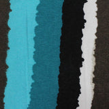 Teal Wavy-Band Jersey Knit — photo 1
