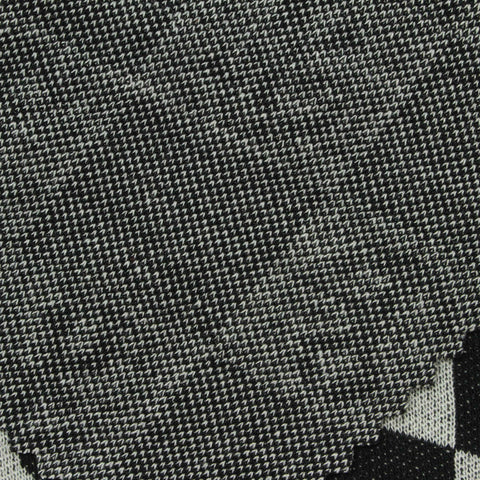 Black Anchor Jacquard, Poly-Viscose