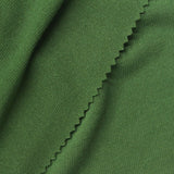 Brushed Polyester Viscose Stretch Chunky Knit Fabric, 180 gsm, 154 cm — Green — photo 1