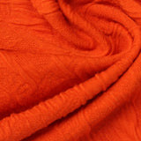 Orange Diamond Jacquard, Polyester — photo 1