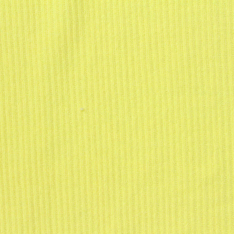 Polyester Viscose Stretch Rib Knit Fabric, 180 gsm, 160 cm — Yellow