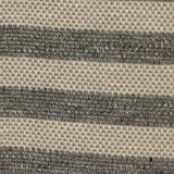 Cream Horizontal-Stripe Chunky Knit, Polyester, 168 gsm — photo 1