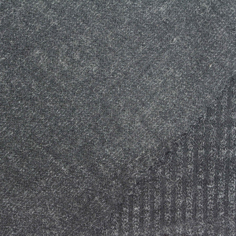 Dark Grey Marl Chunky Knit, Polyester, 240 gsm, 150 cm, ref EF-270907