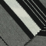 Black Horizontal-Stripe Jersey Knit, Poly-Viscose, 165 gsm, 173 cm — photo 1