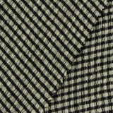 Black Houndstooth Warp Knit, Polyester — photo 1