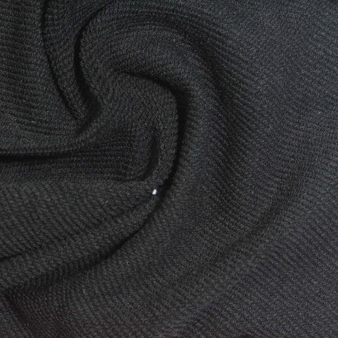 Cotton Polyester French Terry Fabric, 260 gsm, 175 cm — Grey