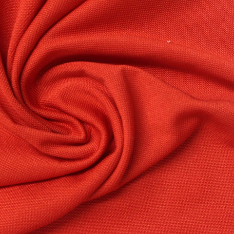 Polyester Stretch Piqué Knit Fabric, 180 gsm, 185 cm — Red