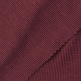 Burgundy Heather Rib Knit, Cotton-Modal — photo 1