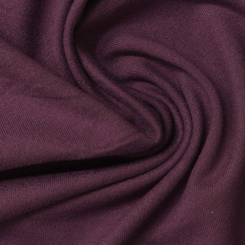Brushed Polyester Jersey Knit Fabric, 310 gsm — Purple