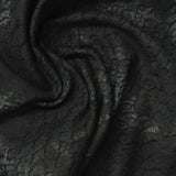 Dark Grey Geometric Sateen, Poly-Spandex — photo 1