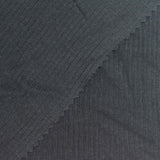 Modal Cotton Stretch Rib Knit Fabric, 260 gsm, 120 cm — Grey — photo 1