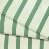 Green Vertical-Stripe Woven, Poly-Cotton, 110 gsm — photo 1