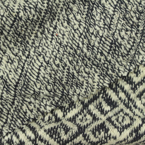Black Diamond Chunky Knit, Cotton-Poly, 241 gsm