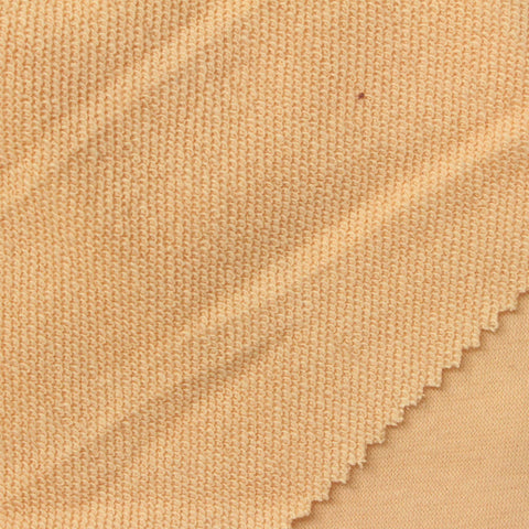 Beige French Terry, Cotton-Poly