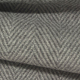 Grey Herringbone Jacquard, Polyester, 370 gsm — photo 1