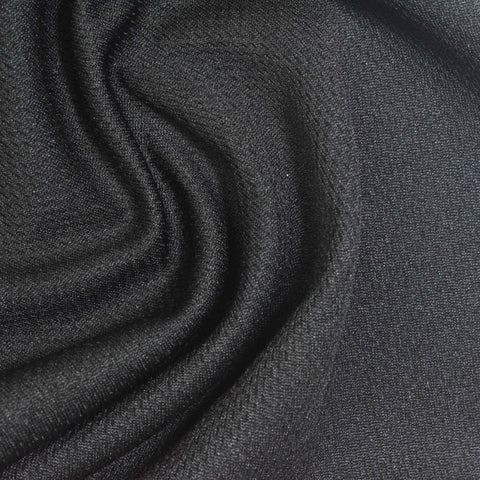 Dark Grey Marl Birdseye Knit, Polyester, 250 gsm