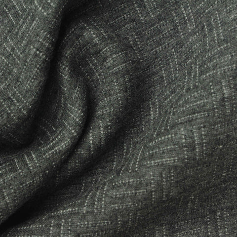 Grey Tone-on-Tone Scuba Knit, Cotton-Poly