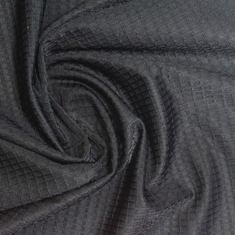 Nylon Stretch Waffle Knit Fabric, 175 gsm, 165 cm — Grey, ref EF-265390