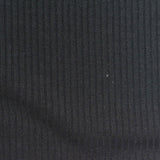 Polyester Viscose Stretch Rib Knit Fabric, 280 gsm, 140 cm — Grey — photo 1