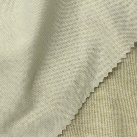 Pale Olive Heather Jersey Knit, Poly-Viscose