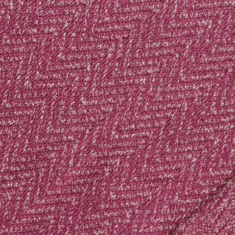 Magenta Chevron Chunky Knit, Poly-Viscose