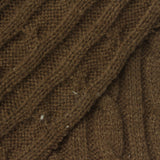 Jacquard 100% Polyester Pointelle Knit Fabric, 380 gsm, 150 cm — Brown — photo 1