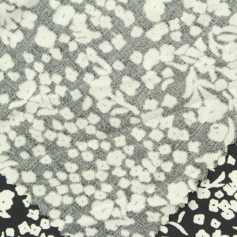 Off-White Floral Woven, Viscose