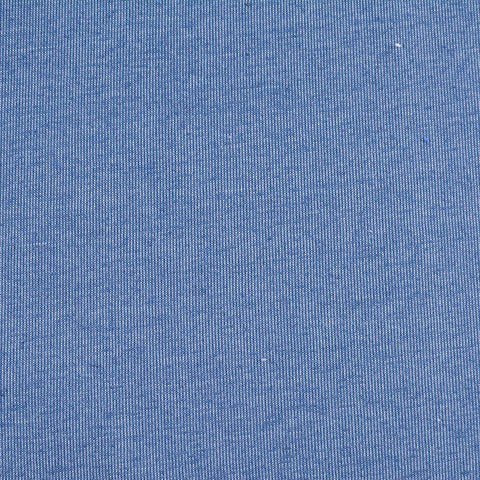 Cotton Polyester Interlock Knit Fabric, 300 gsm, 165 cm — Blue