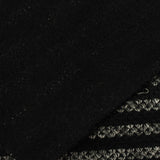 White Horizontal-Band Chunky Knit, Polyester, 350 gsm — photo 1
