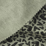 Black Hearts Ponte Knit, Poly-Viscose, 270 gsm, 160 cm, ref EF-273743 — photo 1