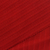 Jacquard Brushed Polyester Viscose Stretch Rib Knit Fabric, 255 gsm, 150 cm — Red — photo 1