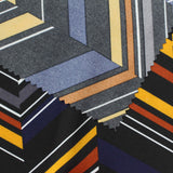 Black Chevron Woven, Polyester — photo 1