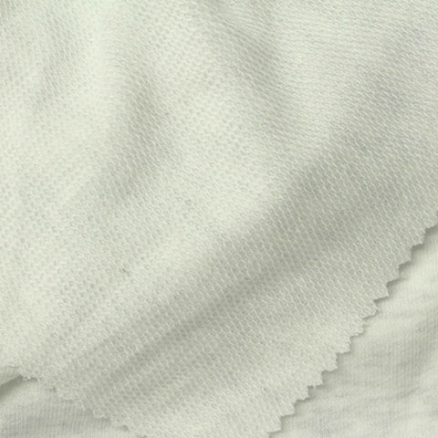 Light Grey Heather French Terry, Poly-Cotton