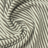 Dark Grey Stripes Jersey Knit, Cotton-Poly, 230 gsm — photo 1