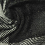 White Stripe Interlock Knit, Poly-Viscose — photo 1