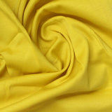 100% Cotton Interlock Knit Fabric, 140 gsm, 163 cm — Yellow — photo 1