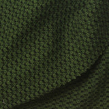 Polyester Viscose Stretch Waffle Knit Fabric, 220 gsm, 170 cm — Green — photo 1