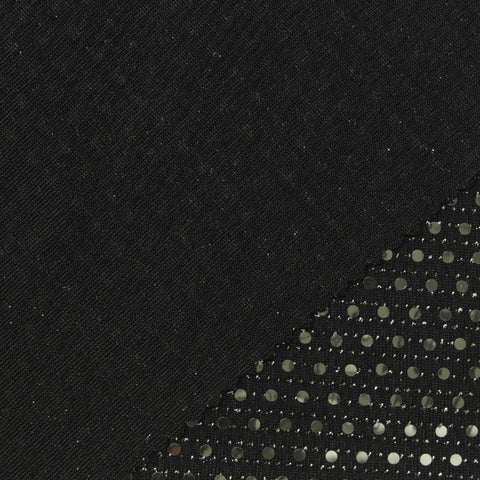 Silver Dots Knit, Polyester, 200 gsm