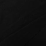 100% Polyester Interlock Knit Fabric, 244 gsm, 170 cm — Black — photo 1