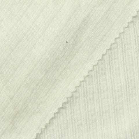 Slub Polyester Viscose Stretch Jersey Knit Fabric, 270 gsm, 155 cm