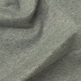 Light Grey Heathered-Marl Rib Knit, Poly-Cotton, 330 gsm — photo 1