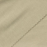Polyester Cotton Stretch Rib Knit Fabric, 262 gsm, 130 cm — Beige — photo 1