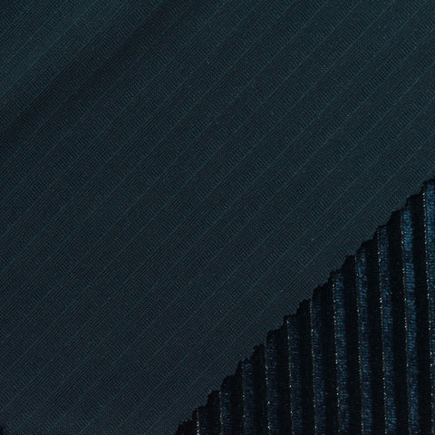 Navy Glitter-Stripe Knit, Polyester