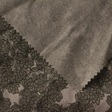 Black Leaf Voile, Cotton — photo 1