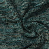 Polyester Metallic Stretch Chunky Knit Fabric, 175 gsm, 160 cm — Green — photo 1