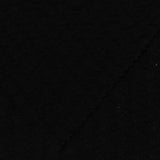 Jacquard Polyester Cotton Knit Fabric, 150 gsm — Black — photo 1