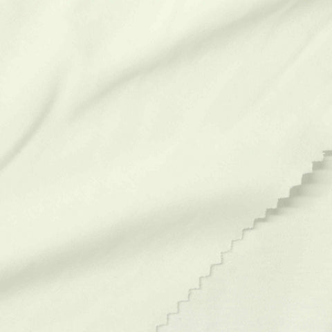 100% Cotton Interlock Knit Fabric, 204 gsm, 154 cm — White