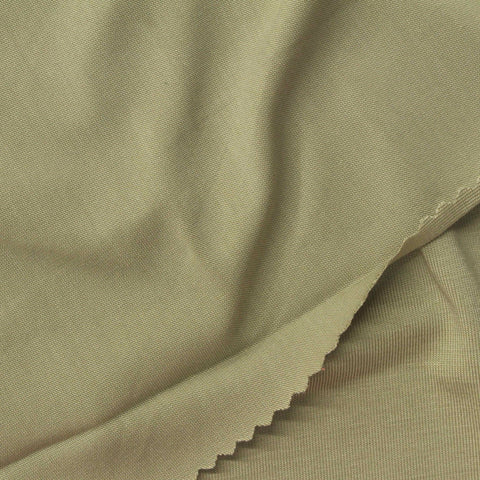 Tencel Lyocell Stretch Jersey Knit Fabric, 220 gsm, 160 cm — Khaki