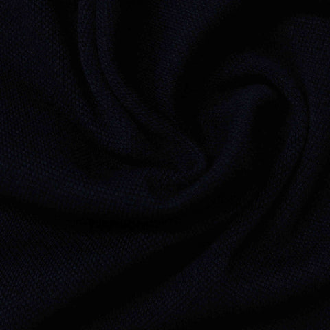 Interlock Knit Fabric, 277 gsm, 160 cm — Black